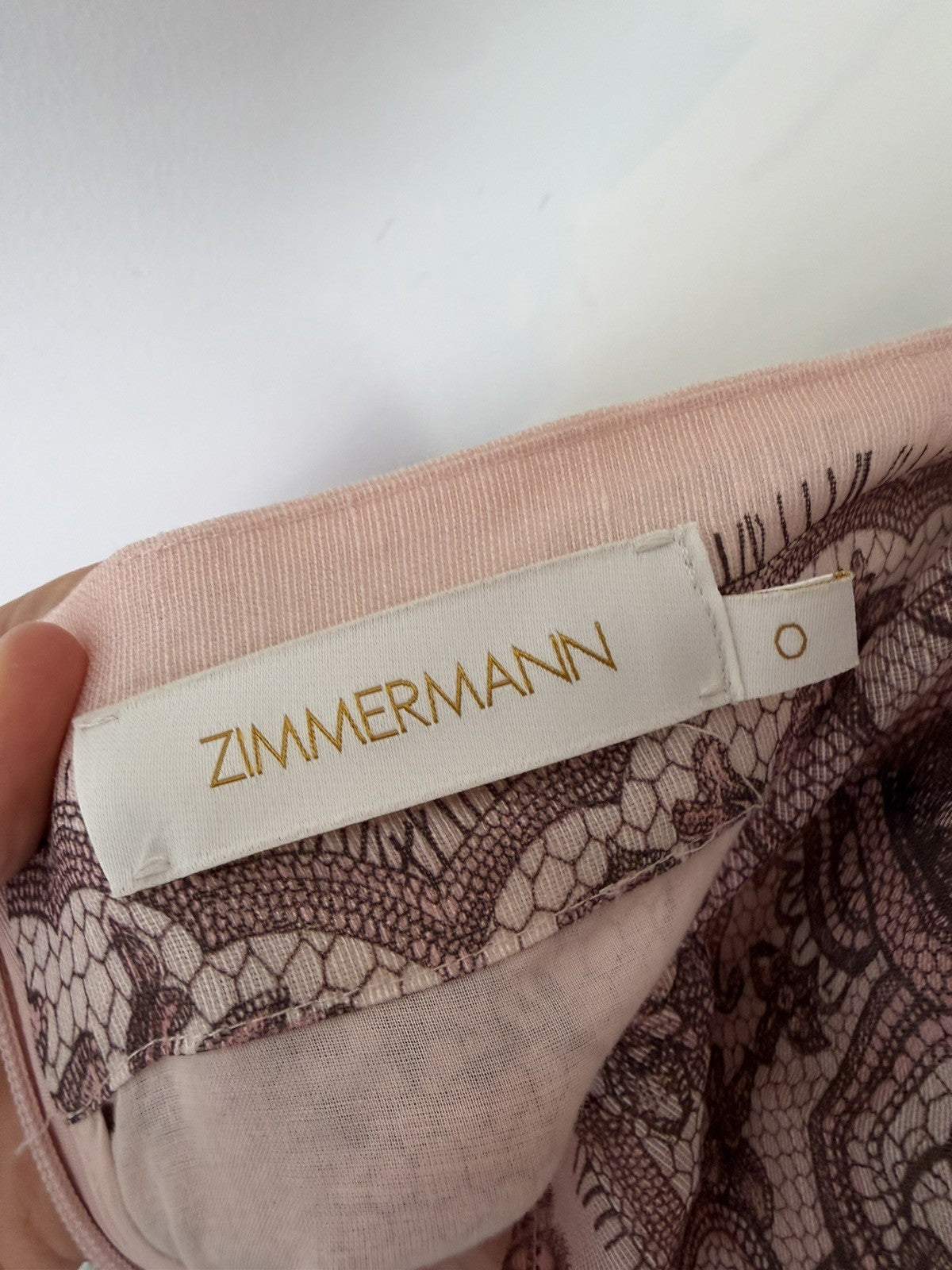Zimmermann Crush Flared Midi Skirt 0 & Blouse 1 Set