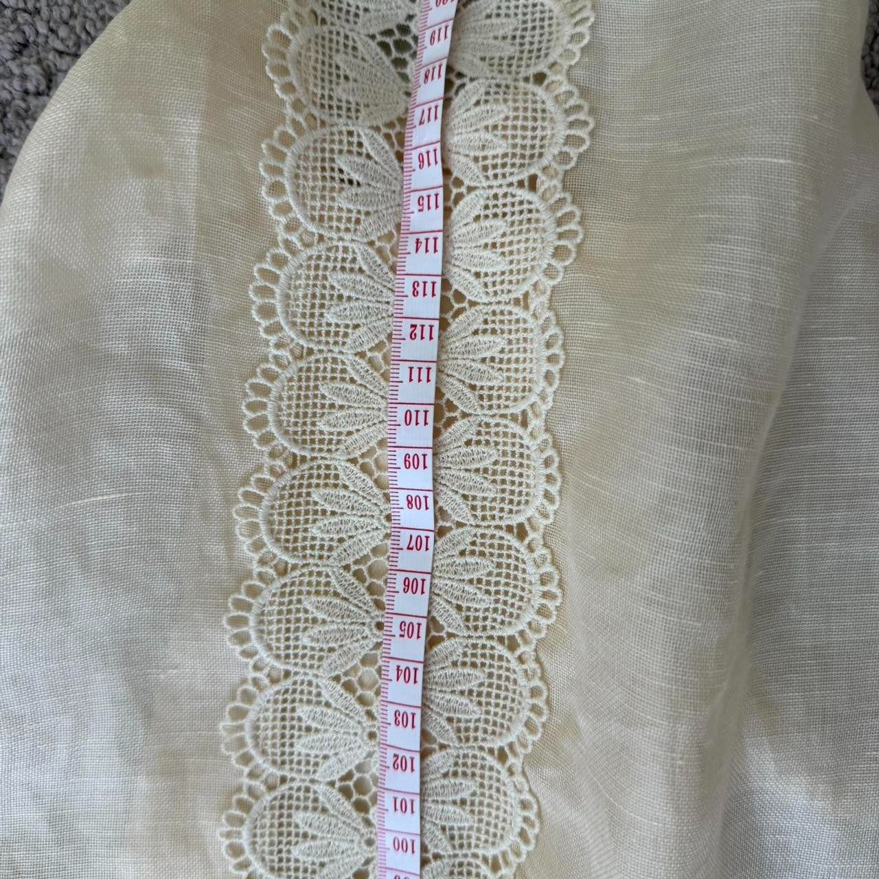 Zimmermann cream lace pants with belt Size 1
