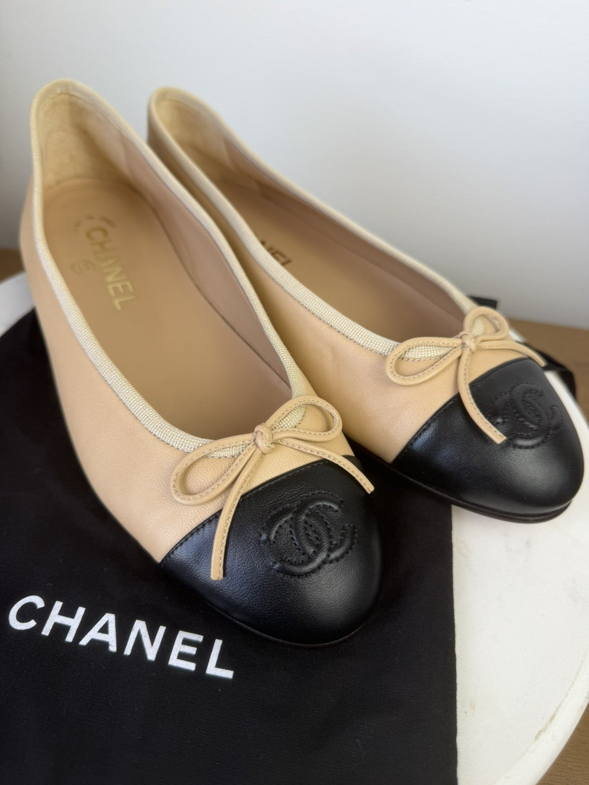 Chanel Ballerina Flats Size 38 Unused Brand new