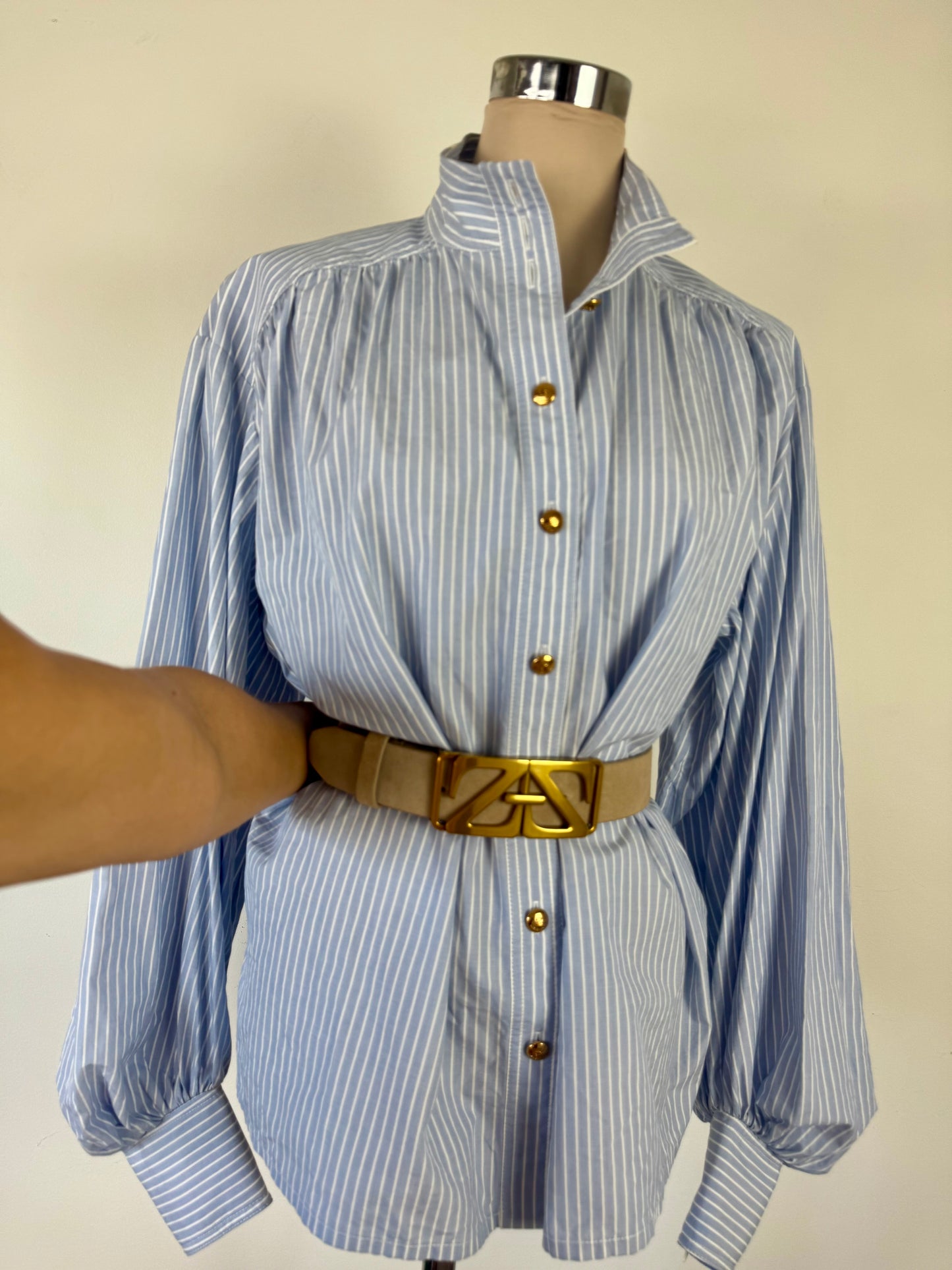 Zimmermann balloon Sleeves Blouse Size 3