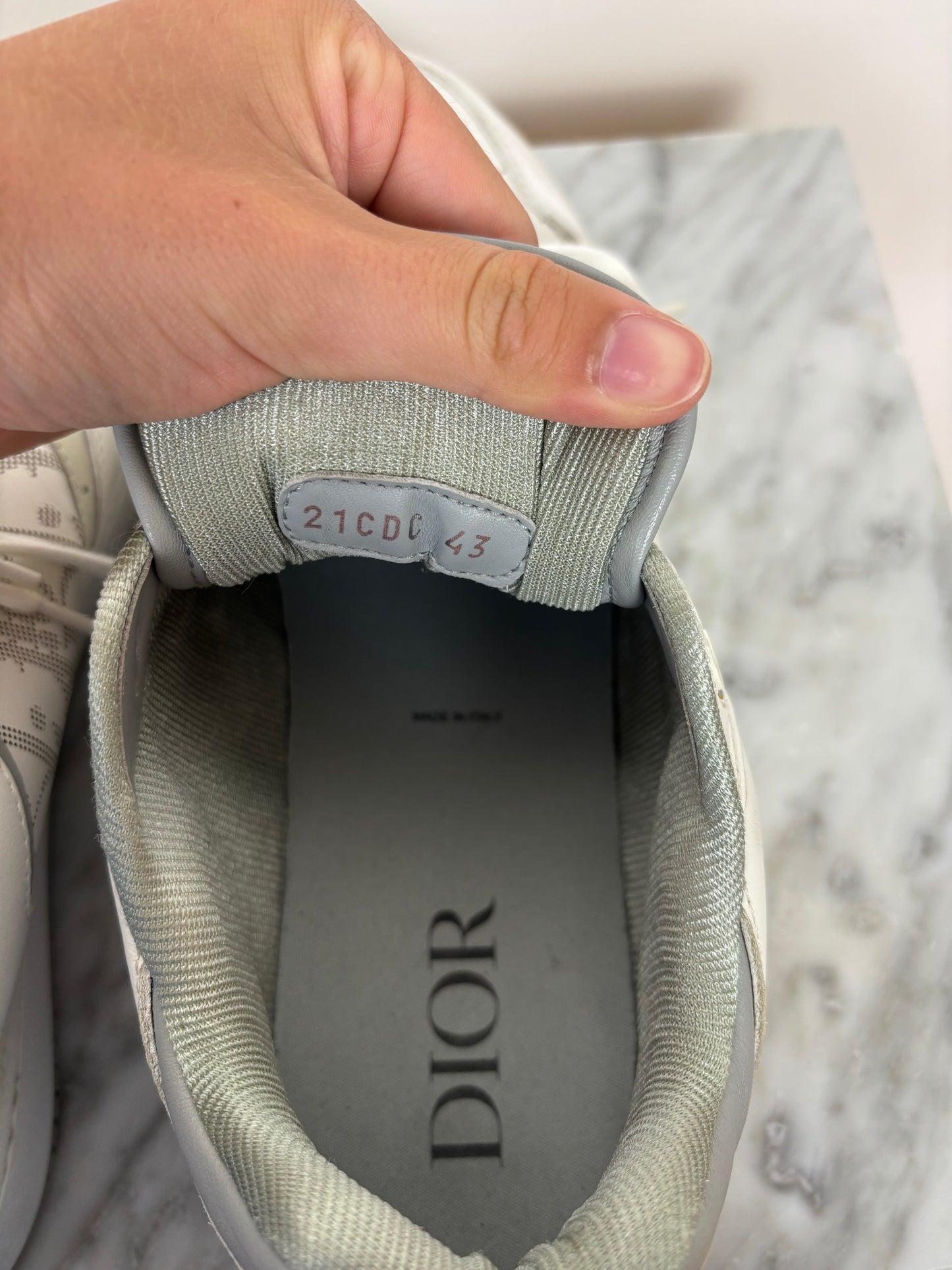 Dior men sneaker white