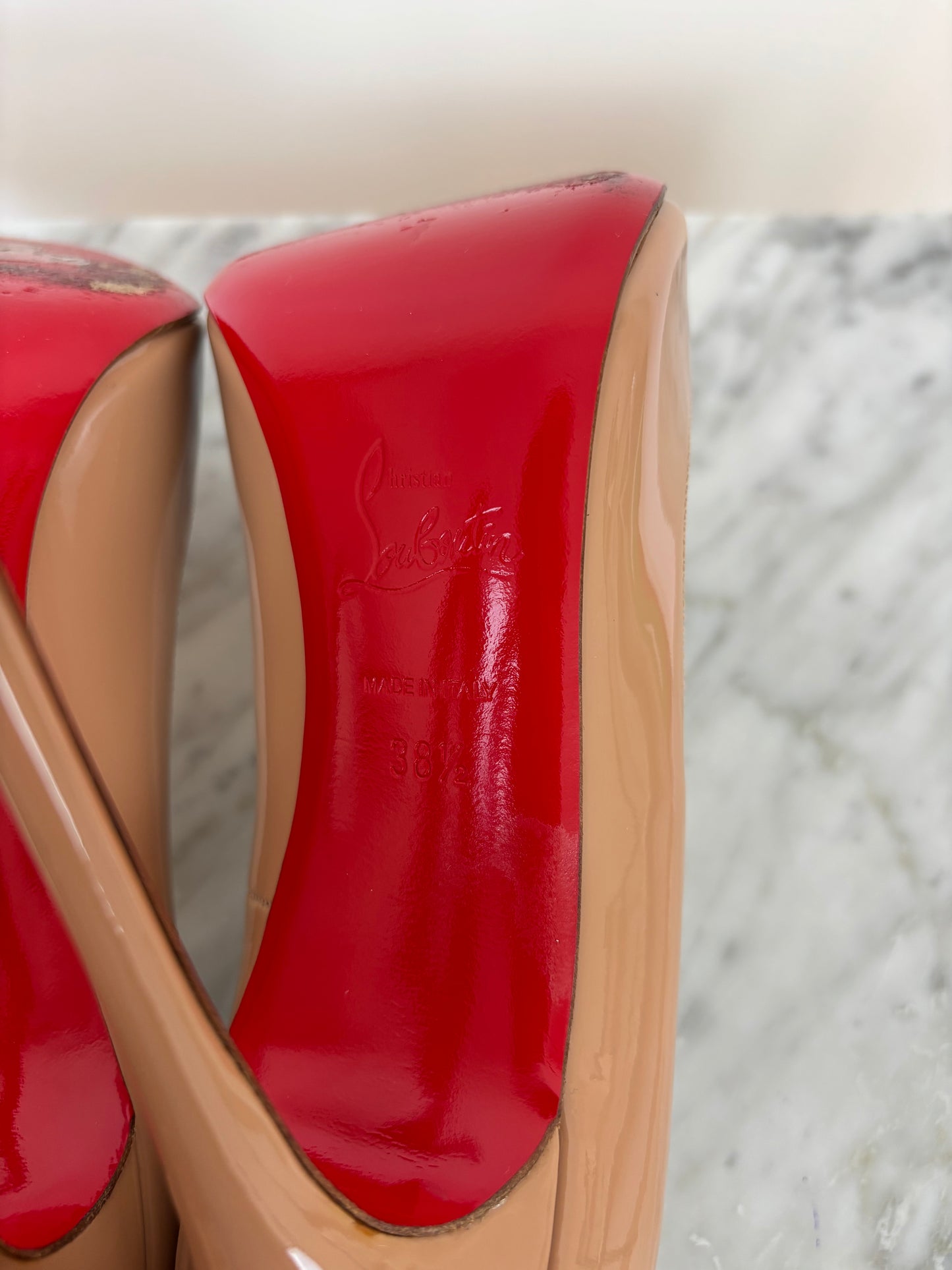 Christian Louboutin So Kate 120 mm pumps nude