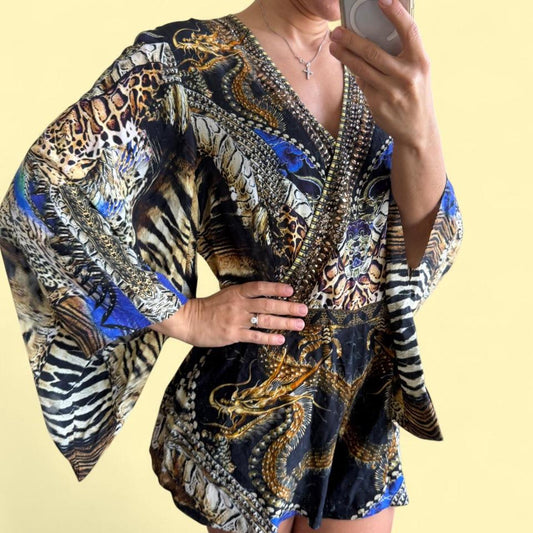 Camilla Dragon Lady playsuit size L. Brand new with tag
