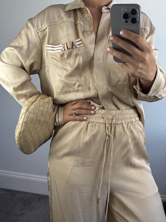 Aje Enfilade Set Size 8 pants size 6 blouse