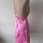 Scanlan Theodore Pink Satin Mini dress size 8