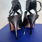 Aquazurra Sexy Thing perforated leather heel 37.5 EUX