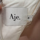 Aje Vista Linen Utility Dress in White size 8