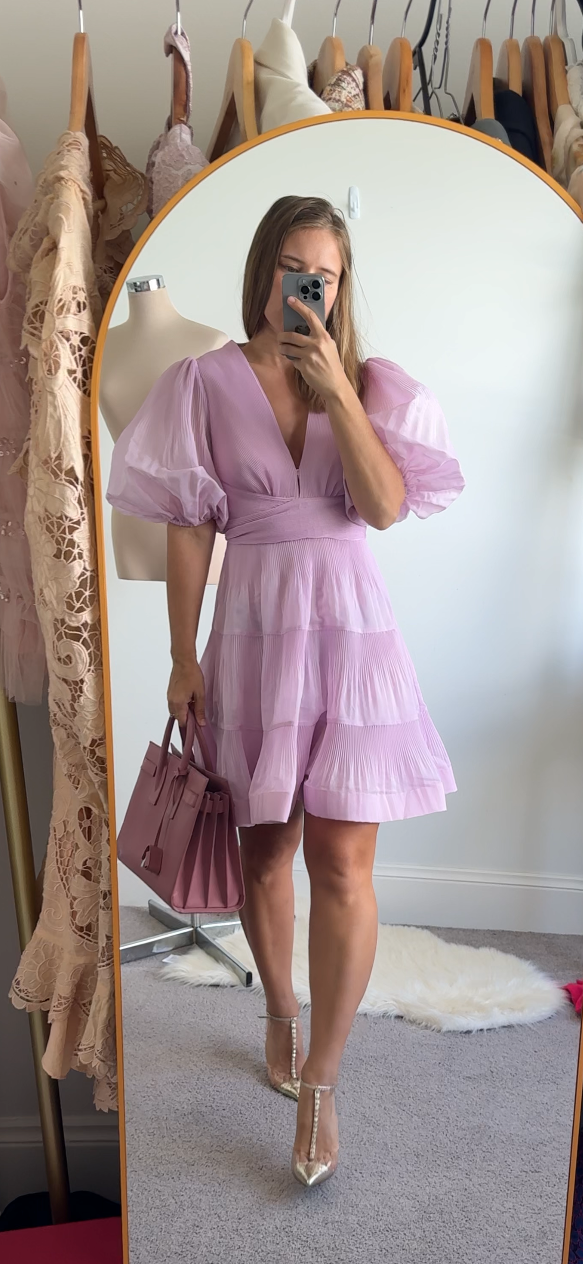 Zimmermann Pleated mini Dress Size 1