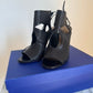Aquazurra Sexy Thing perforated leather heel 37.5 EUX