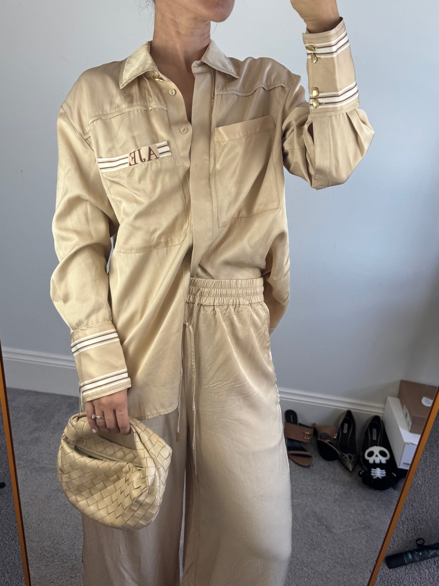 Aje Enfilade Set Size 8 pants size 6 blouse