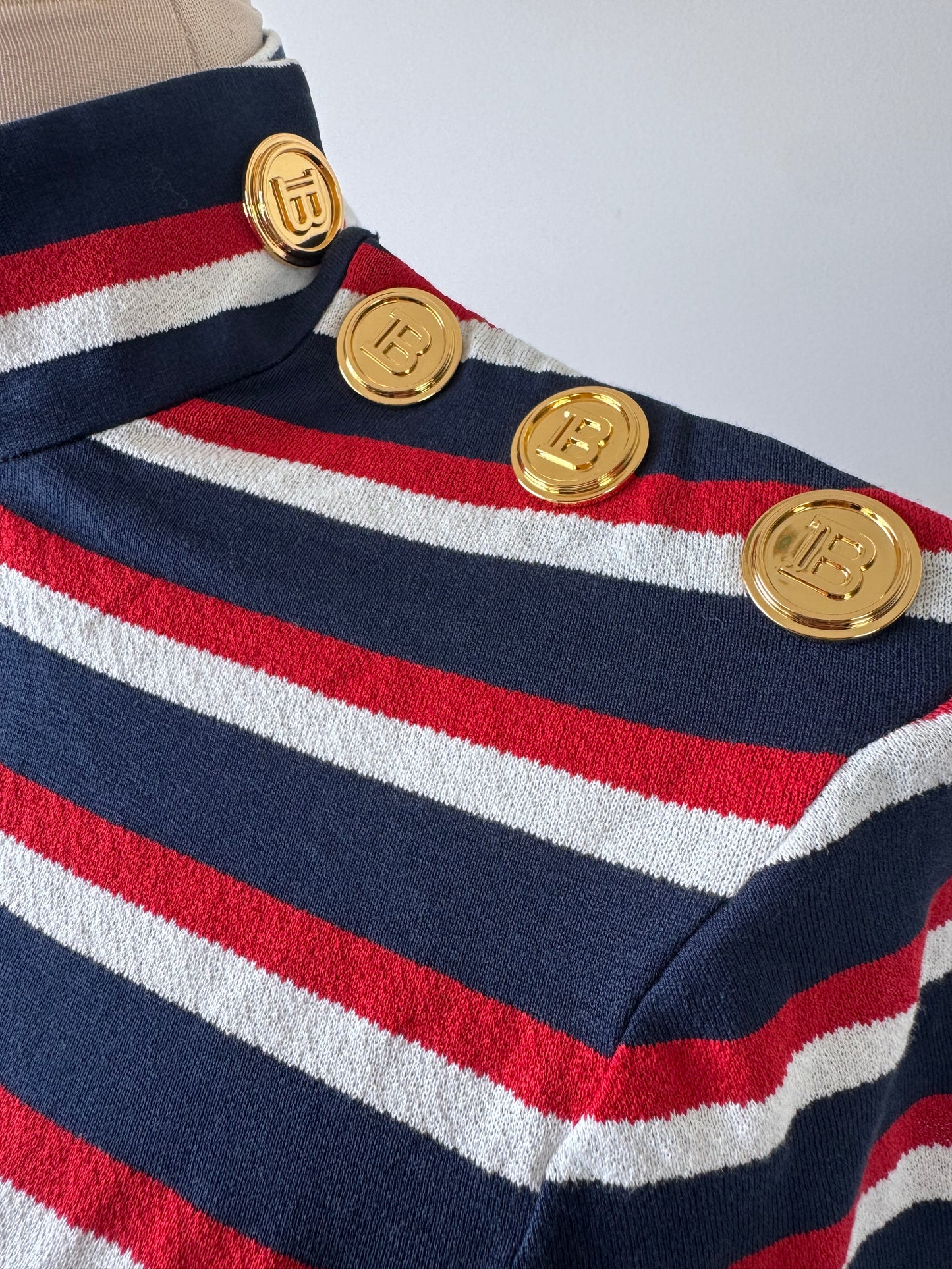 Balmain Turtleneck Long Sleeve T-shirt