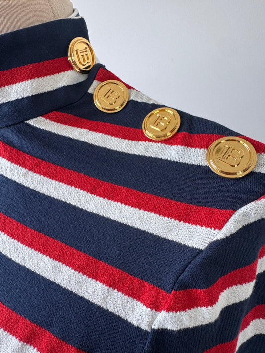 Balmain Turtleneck Long Sleeve T-shirt