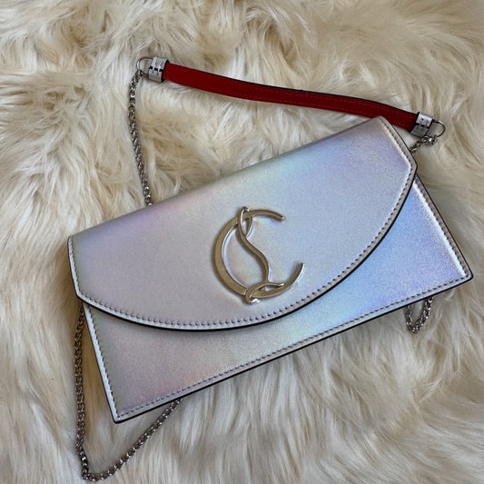 Christian Louboutin Clutch Loubi 54 iridescent