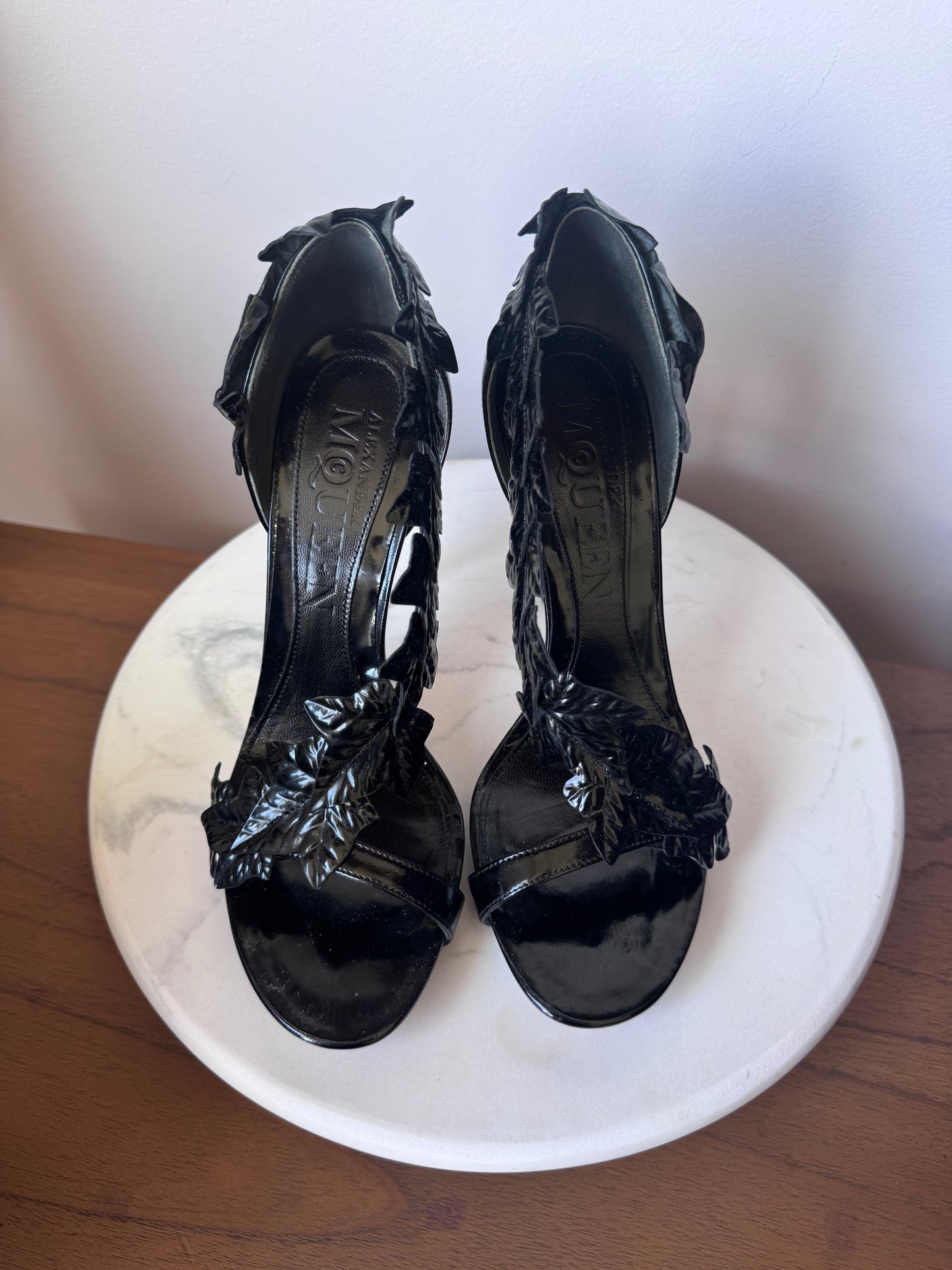 Alexander McQueen Leaf Sandals Size 36