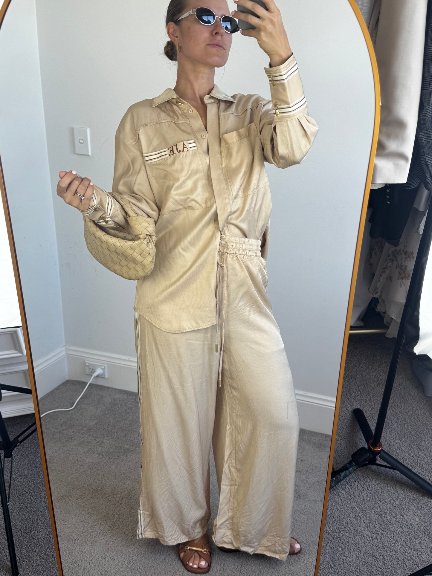 Aje Enfilade Set Size 8 pants size 6 blouse