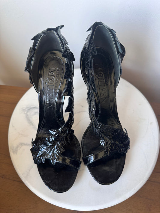 Alexander McQueen Leaf Sandals Size 36