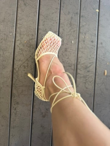 Bottega Veneta Lace Up Heel  Size 38