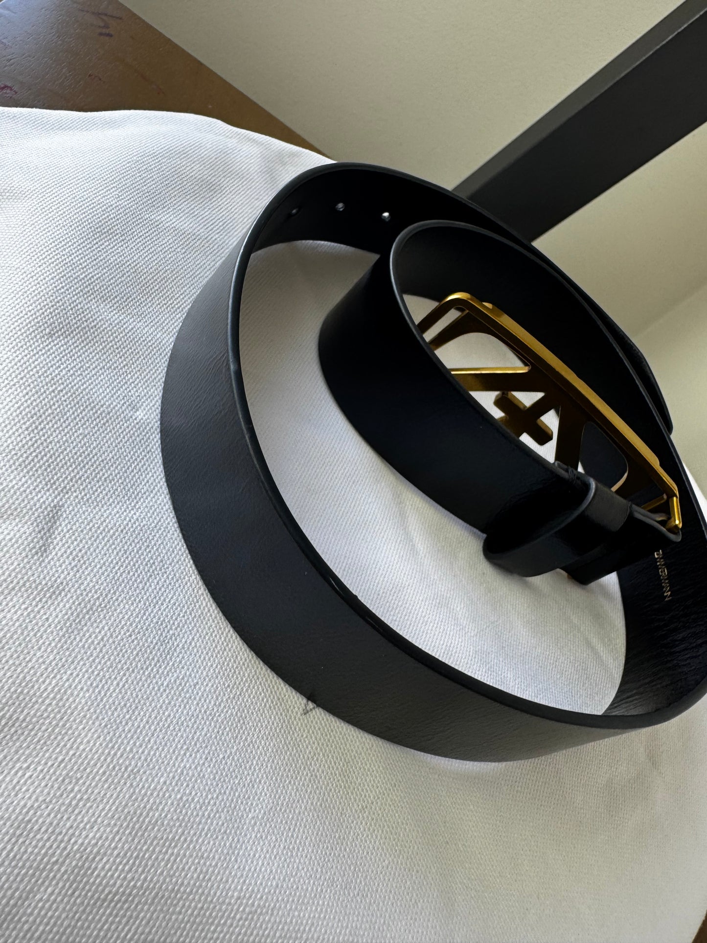 Zimmermann Black leather Belt 40mm