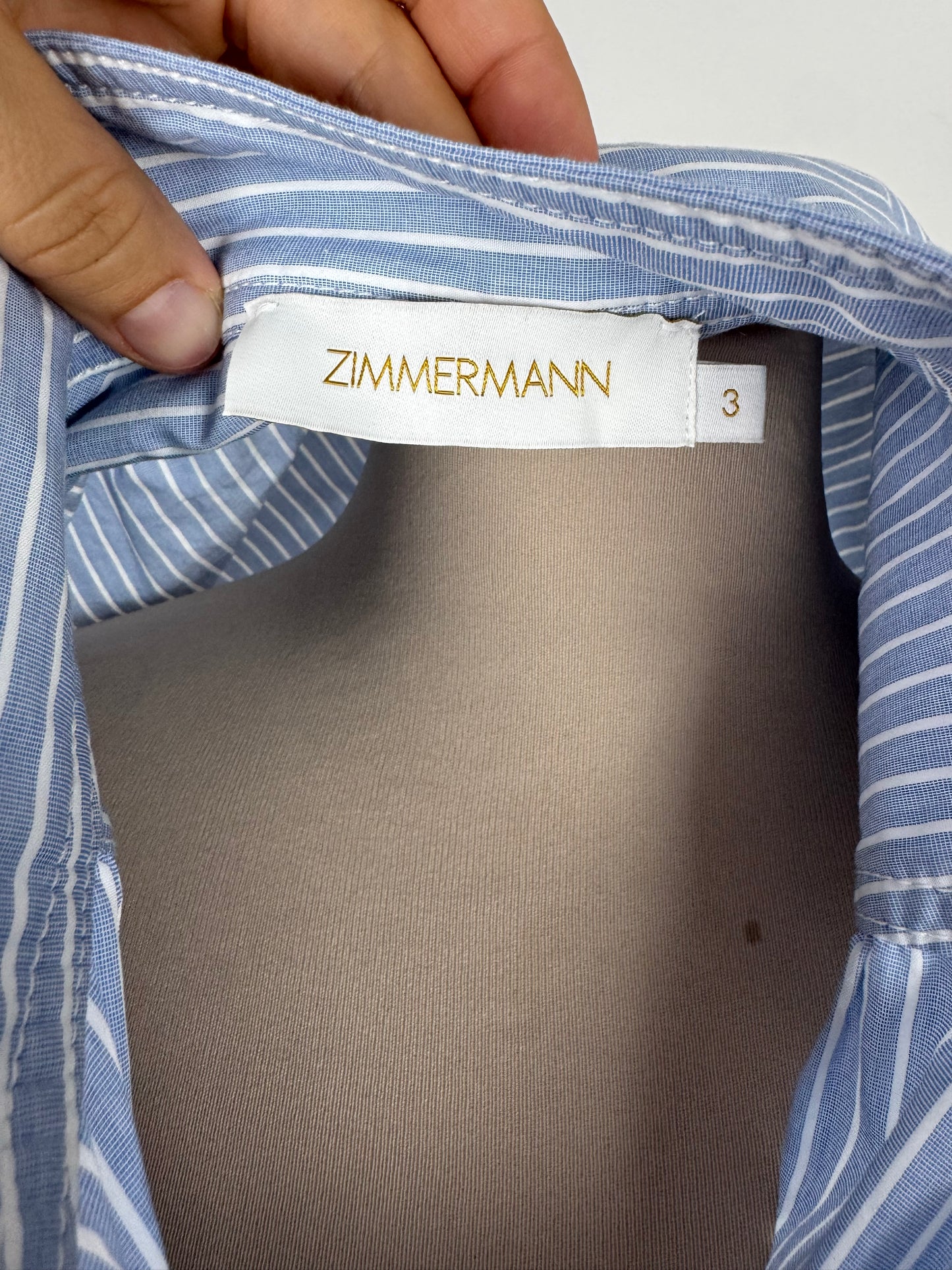 Zimmermann balloon Sleeves Blouse Size 3