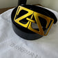 Zimmermann Black leather Belt 40mm