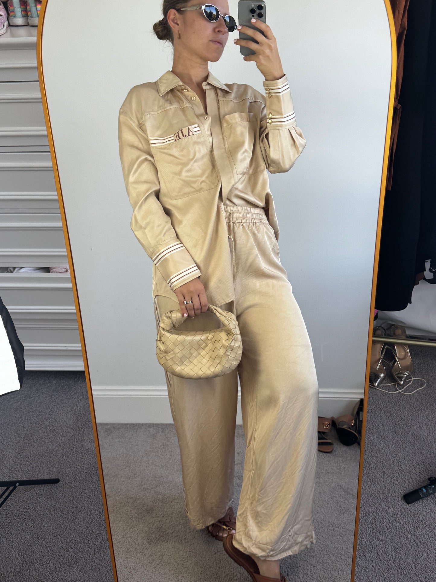 Aje Enfilade Set Size 8 pants size 6 blouse