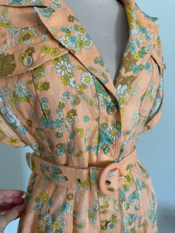 Zimmerman Lola roll cuffs mini skirt dress Size 1