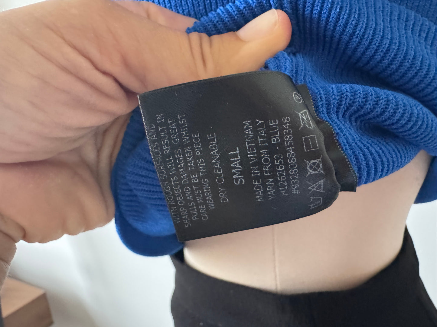 Scanlan Theodore Crepe Royal Blue Top