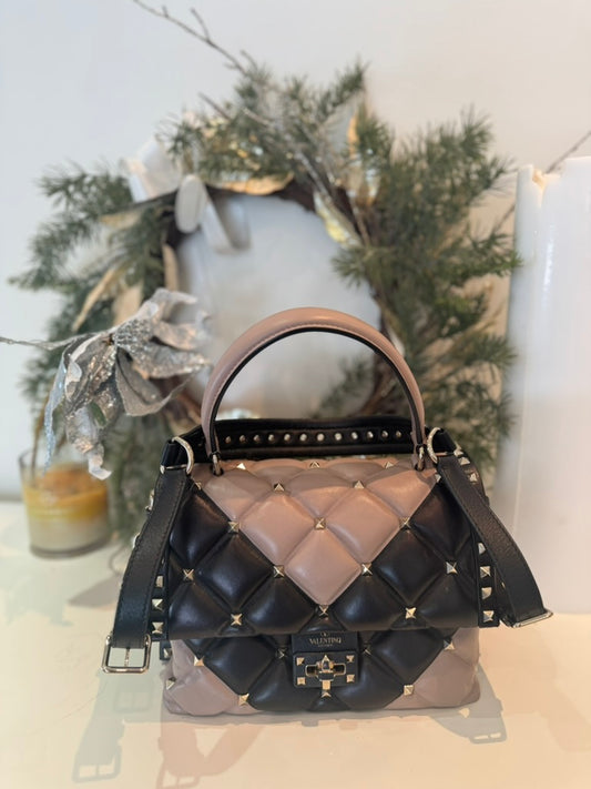 Valentino Candy Stud Top Handle Bag