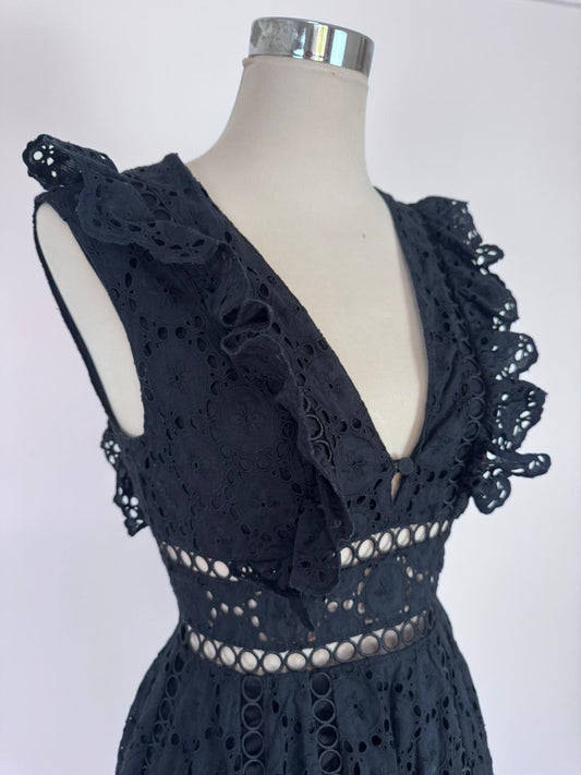 Zimmermann Divinity Wheel Day Dress in black