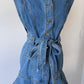 Aje Denim Ruffle Mini Dress size 8