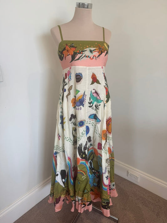 Alemais Evergreen Sundress Dress Size 10