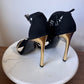 Stuart Weitzman fringed stiletto sandals