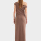 Venroy asymmetrical draped jersey dress/ Size S