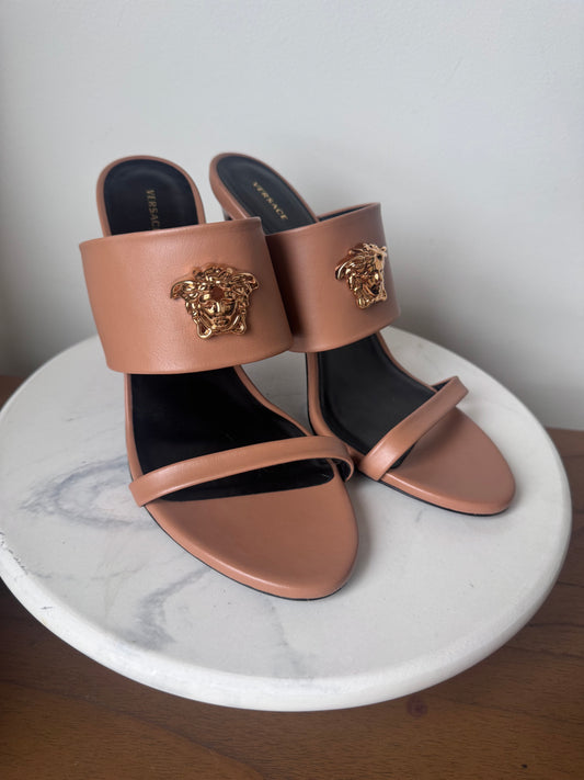 Versace Medusa Plaque Mules size 39