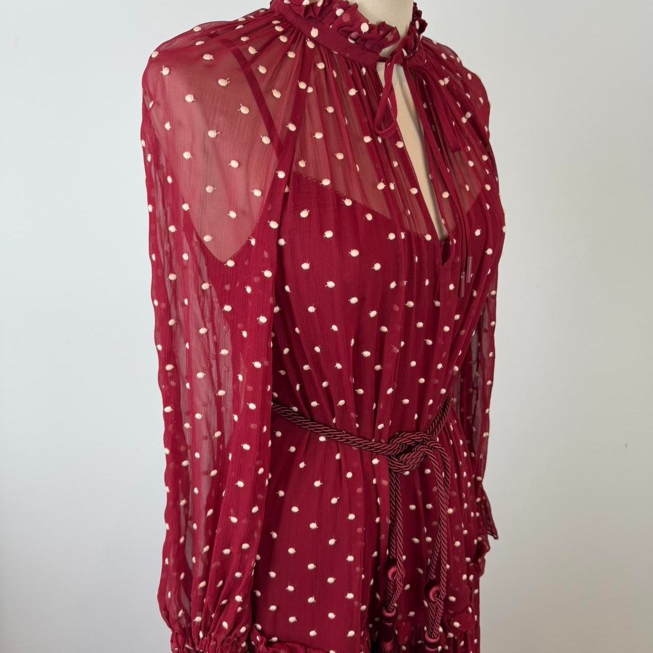 ZIMMERMANN Ladybeetle Swing Midi Dress size 0