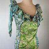 Roberto Cavalli  Y2K ruffle blouse 44EU 10-12au/uk