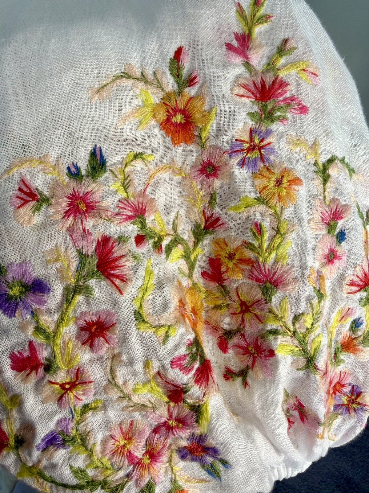 Zimmermann Mae Floral-Embroidered dress Size 3/ 14 AU/ 10 US