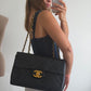 Chanel Jumbo Mattelasse CC 34 cm Single Flap Bag