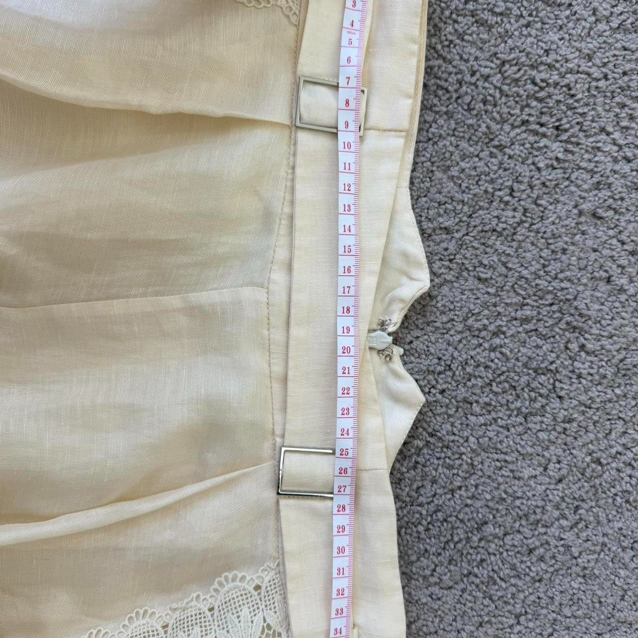 Zimmermann cream lace pants with belt Size 1