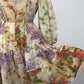 Zimmermann Sensory Flip Dress Size 3 AU 14 US 10 BNWT Silk Linen Floral Mini