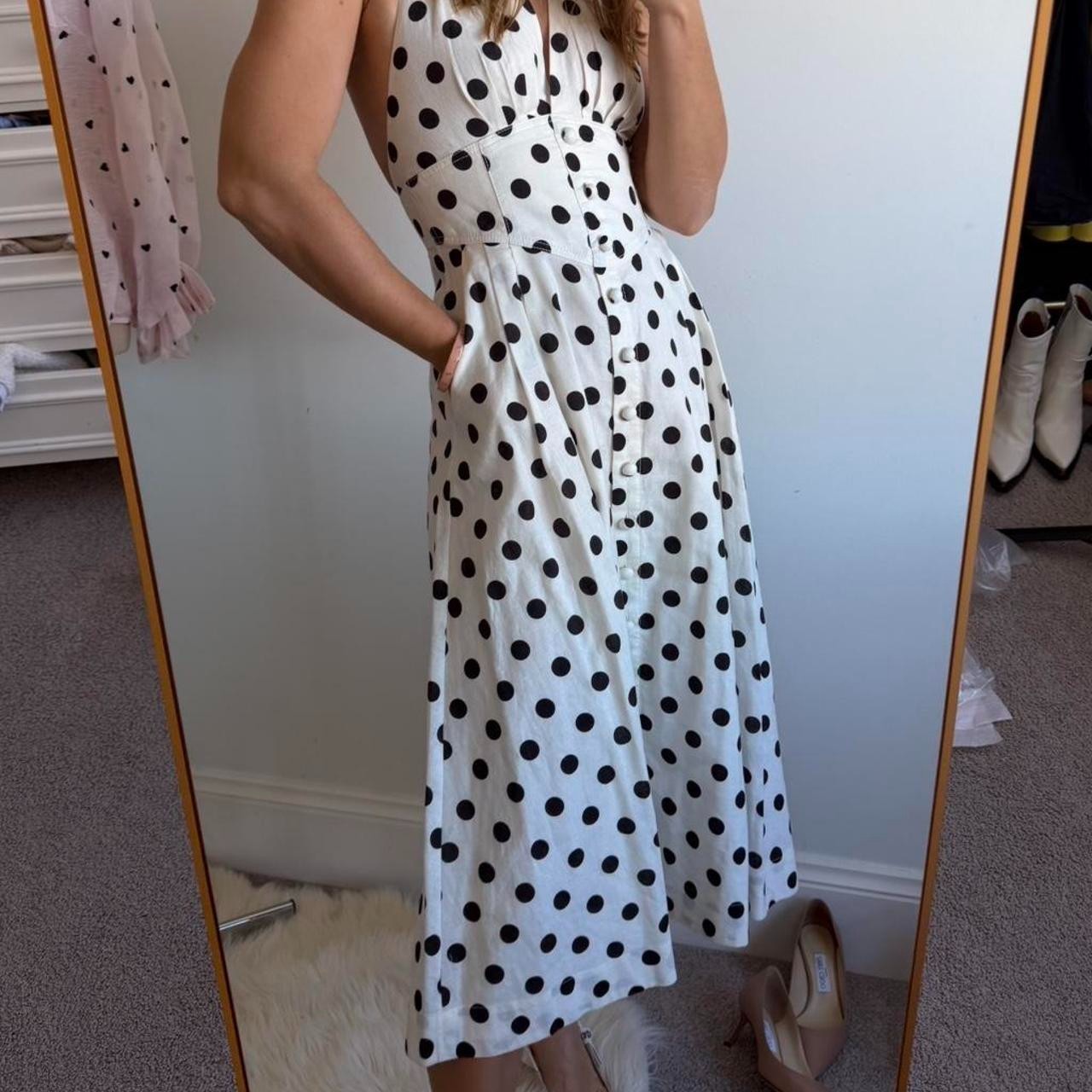 Zimmermann Bellitude linen-blend dress  Size 1 Excellent