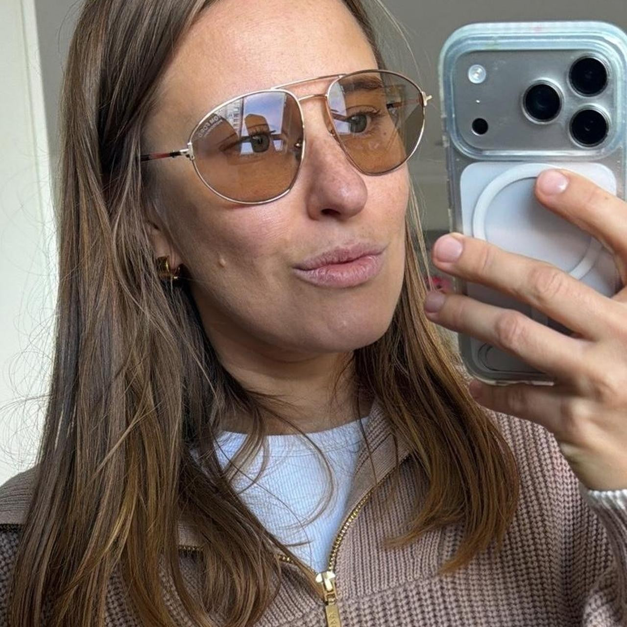 Tom Ford Ken FT1095 aviator sunglasses Like New
