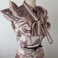 Zimmermann Crush Flared Midi Skirt 0 & Blouse 1 Set