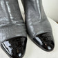 Chanel Ankle Boots Vintage Camelia Grey size 37