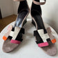 Hermès Legend multicolour sandals Size 37