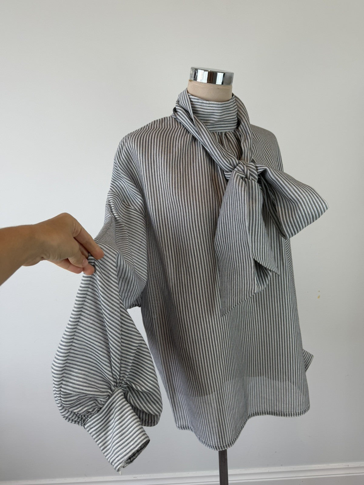 Zimmermann Hypnotic Stripped Blouse Small BNWT