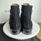Givenchy "Elegant" Studded Multi-Buckle Ankle Boots Size 38