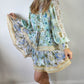 Zimmerman Rhythm Trimmed Billow Mini Dress Size 1 Aus 10 US 6 With Slip