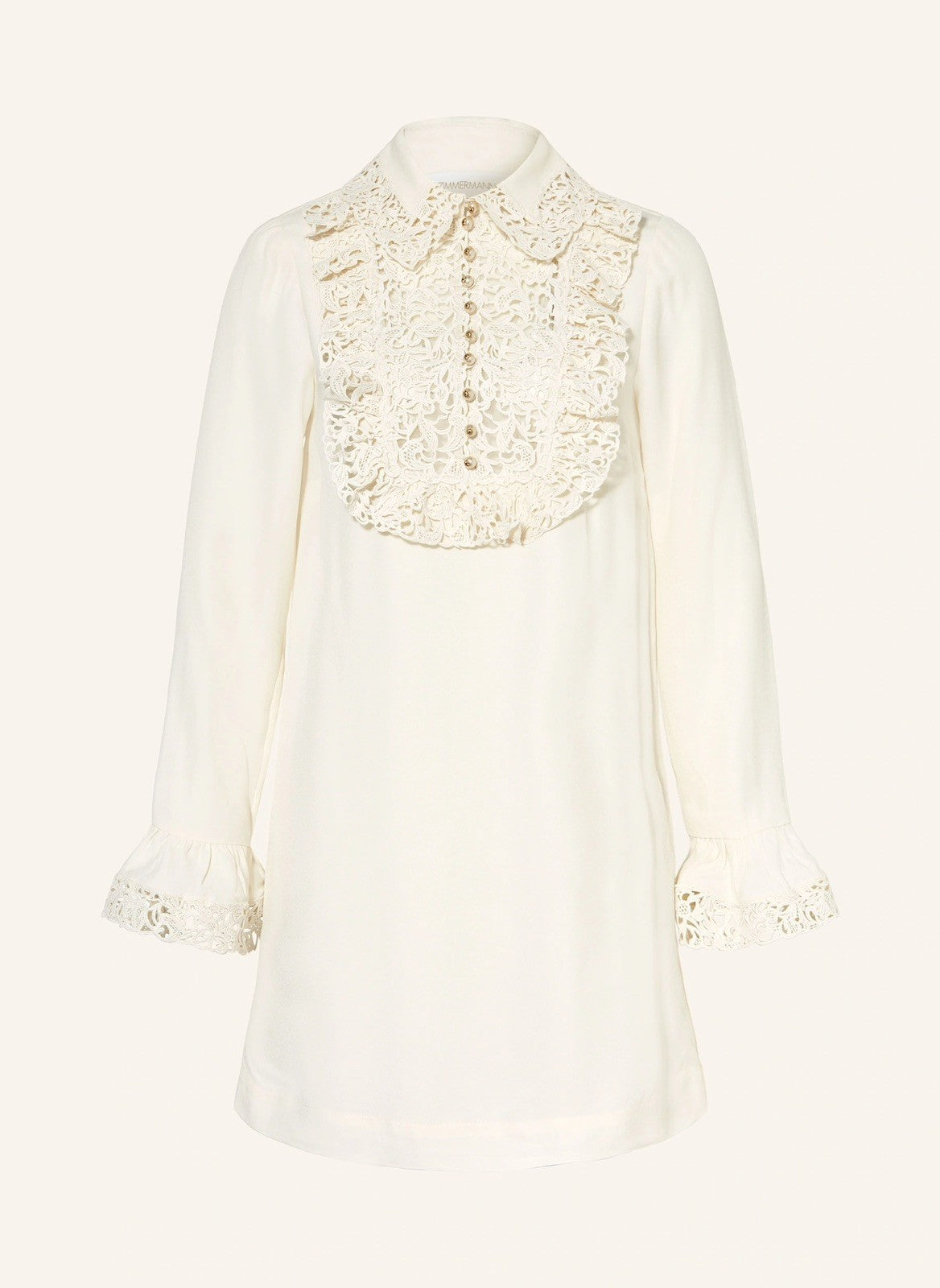 Zimmermann Lace Trim Shift Dress Size 0/UK 8/US 2