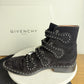 Givenchy "Elegant" Studded Multi-Buckle Ankle Boots Size 38